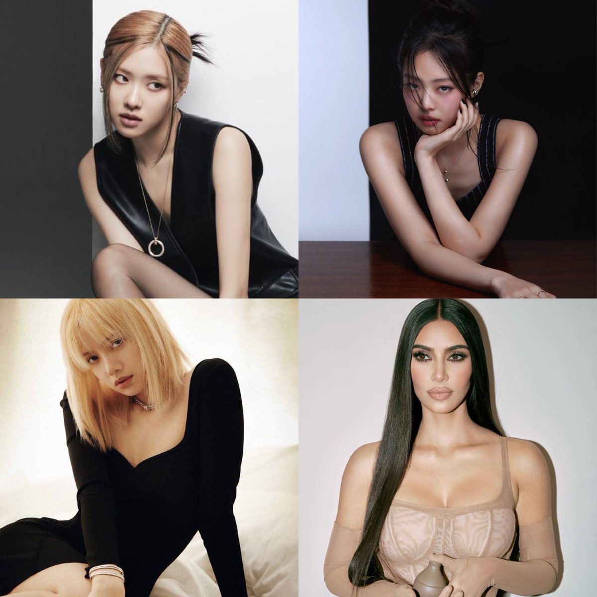 Top performing influencers in fashion in 2022 (via Lefty):

#1. Jisoo – $198 million EMV
#2. Rosé – $188 million EMV
#3. Jennie – $148 million EMV
#4. Lisa – $136 million EMV
#5. Kim Kardashian – $132 million EMV