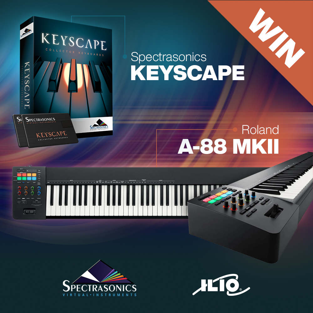 We have a brand NEW giveaway! Enter to win here: ilio.com/contest We teamed up with @SamTheBeardGuy to give 1 lucky winner @Spectrasonics Keyscape & a Roland A-88 MKII. This contest starts NOW & ends on Feb 14, 2023. Entrants must reside in the United States. Good luck!