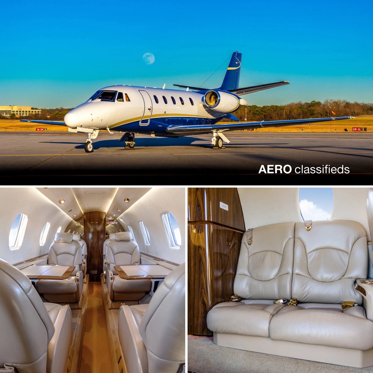 AeroClassifieds's tweet photo. JUST LISTED Citation Excel For Sale - Access the full spec at https://t.co/C3fs30YTW4

Only 3975 Total Hours
US Pedigree Since New
Engines on ESP Gold
Recent Major Inspections
Desirable 8 Passenger Configuration
2016 Paint @ Duncan

Listed by @OGARAJETS 

#aircraftsales https://t.co/9SBaHer50B