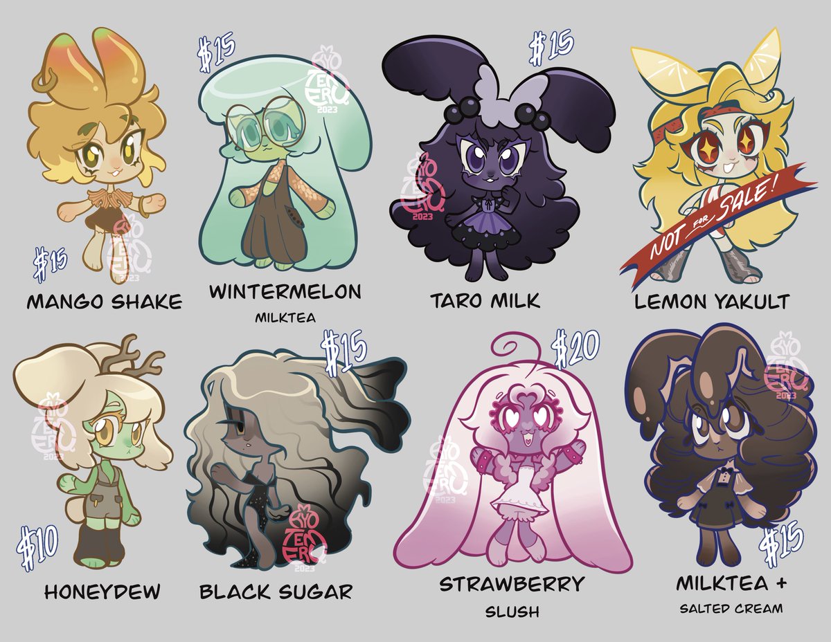 Really quick bunny designs as a warm-up because i was thinking about drinks-
Bunny adopts time 🐰
Dm to claim! Paypal only
