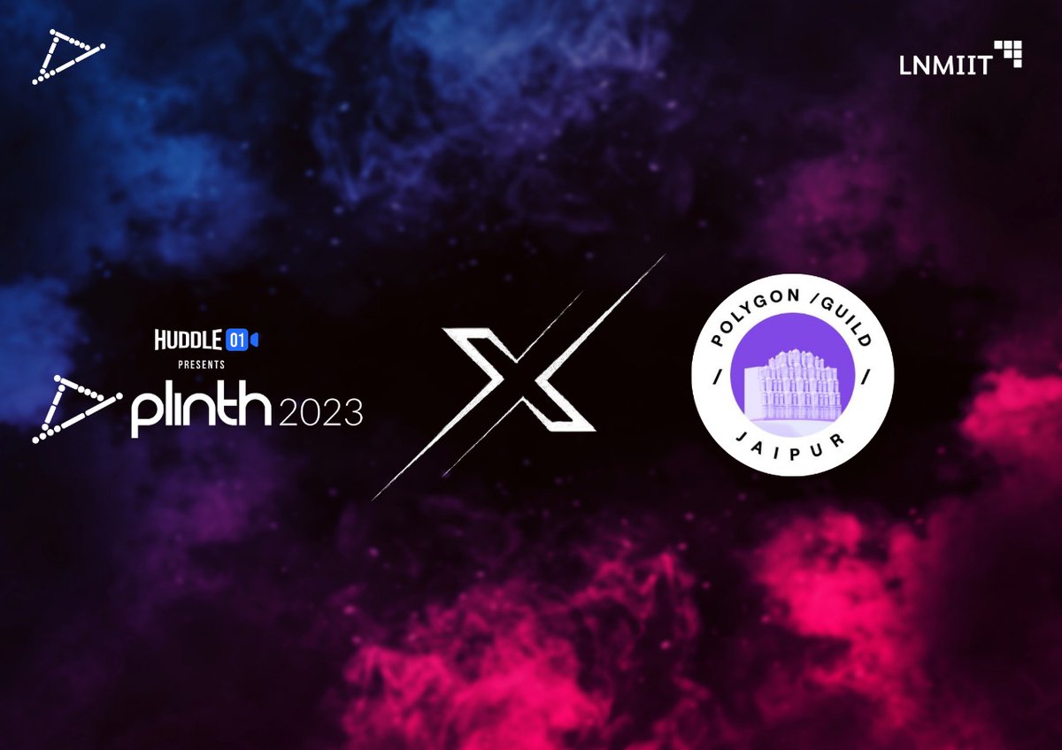 PlinthLNMIIT's tweet photo. And...boom! @PolygonJaipur is our community partner 🎉

Polygon Jaipur, a community of Web3 enthusiasts by Web3 enthusiasts, already contributed to Jaipur being the leading city among tier-2 cities adopting Blockchain, Crypto &amp; NFTs!

Join us at @PlinthLNMIIT🚀
#PlinthxWeb3 https://t.co/4nOyKfvD4K