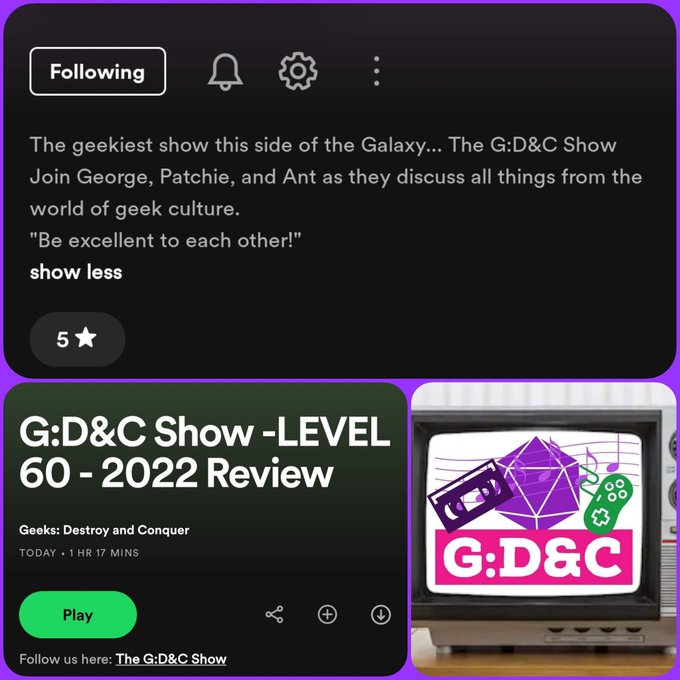 open.spotify.com/show/0sY3XPoo8…

We're in the midst of backdating all of our shows onto 
<a href="/Spotify/">Spotify</a>

Up now is the latest addition Lvl60 as well as some of our past interviews...more soon!
#knightmare #gamesmaster #gamesmastertheoralhistory #90s #80s #spotifypodcast #spotify #podcast