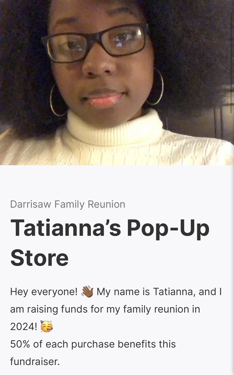 Ms_Nerdy96's tweet photo. Hey everyone! 👋🏾 I’m doing a fundraiser for my family reunion selling popcorn from Double Good. 50% of each purchase goes directly towards my fund. Use the link here for my pop-up store https://t.co/ao7inuEG43
A like and RT works as well. Help me get the word out. Thanks! 😁 https://t.co/GBQsFNLf1y