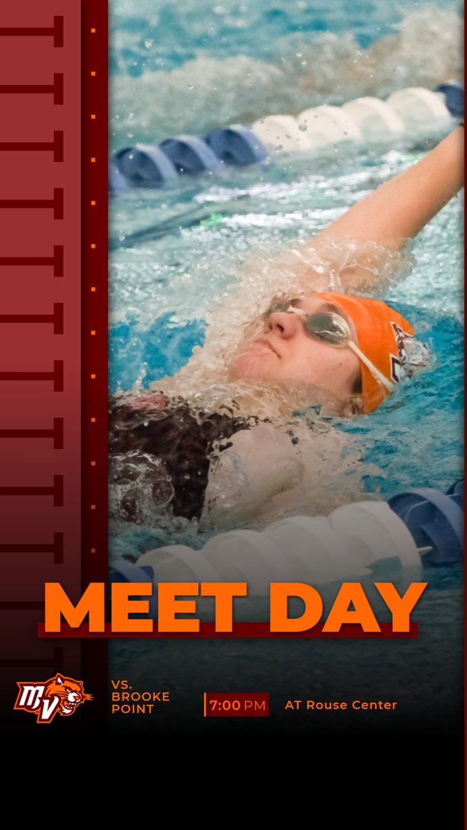 MVHS_SPORTS's tweet photo. Varsity swim team takes on Brooke Point tonight at the Rouse center! Come out and support! https://t.co/2BytI2LNZz