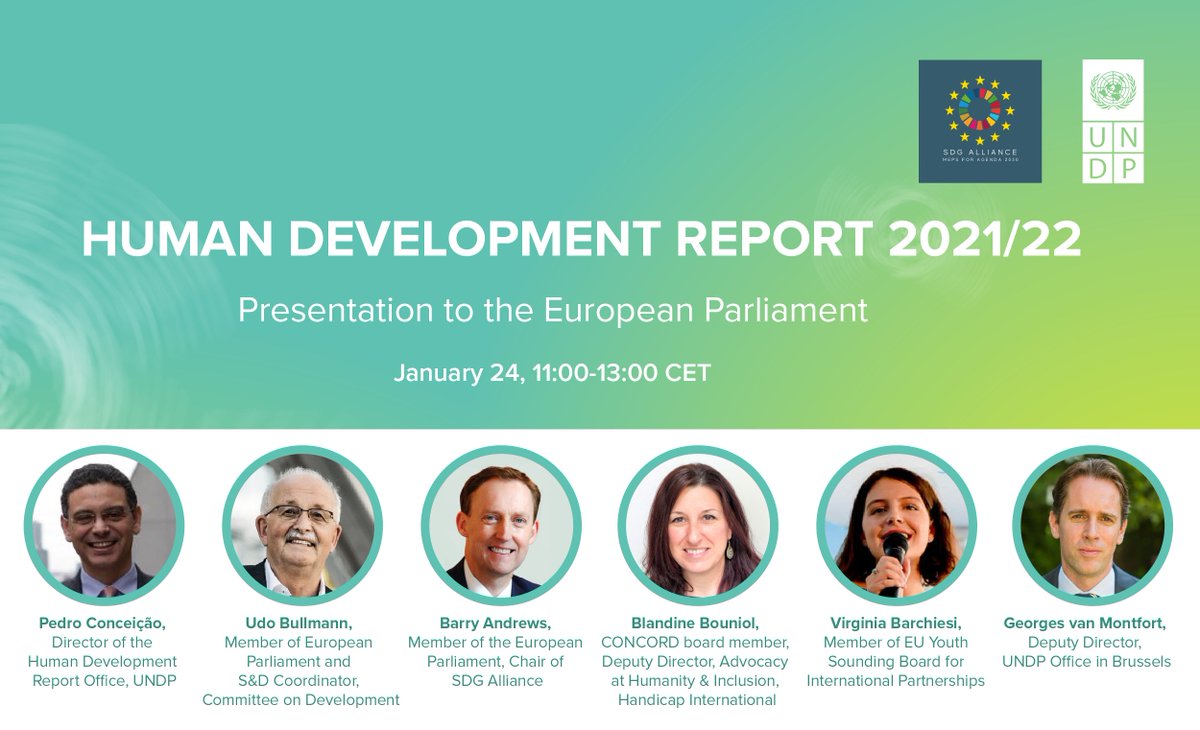 The SDG Alliance is proud to cohost a presentation of the fascinating 2021/22 Human Development Report with <a href="/UNDP/">UN Development</a>, alongside a panel of thought leaders!

Join us on January 24th, in person or online, from 11 - 1pm! Sign up here 👉shorturl.at/aMVX8