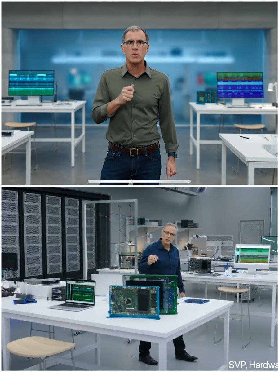 Are Apple cloning their engineers or did they just ask some ai to “render senior silicon transistor magician”? Plot thickens. 

#AppleEvent #m2pro #macbookprom2 #MacBookPro #SvPhardware