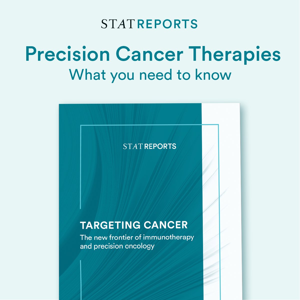 Our latest report reveals new strategies in the world of precision oncology. STAT+ subscribers receive 20% off. Unlock the report today: trib.al/SDzwAKp #STATReports