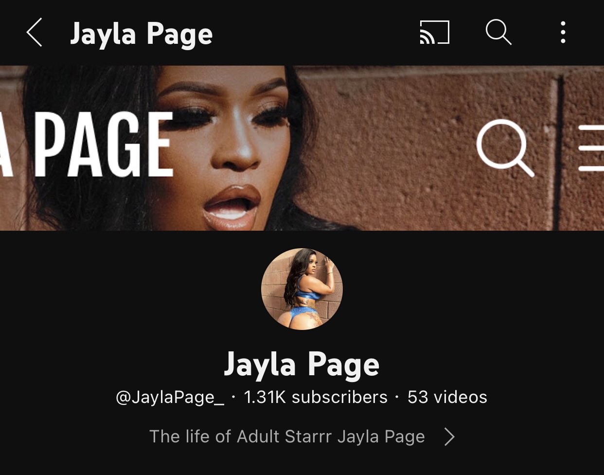 TW Pornstars - Jayla Page. Twitter. Thank y’all for all the support on YT 😘😘 Make sure y’all. 5: