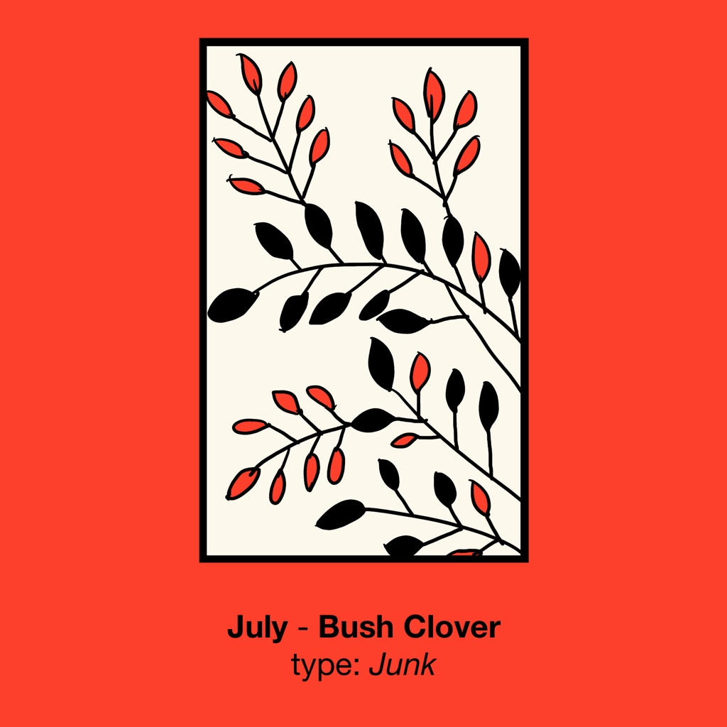 sommattuu's tweet image. #cardgame #GoStop July - Bush Clover - Junk
#drawing #illustration #cartoon