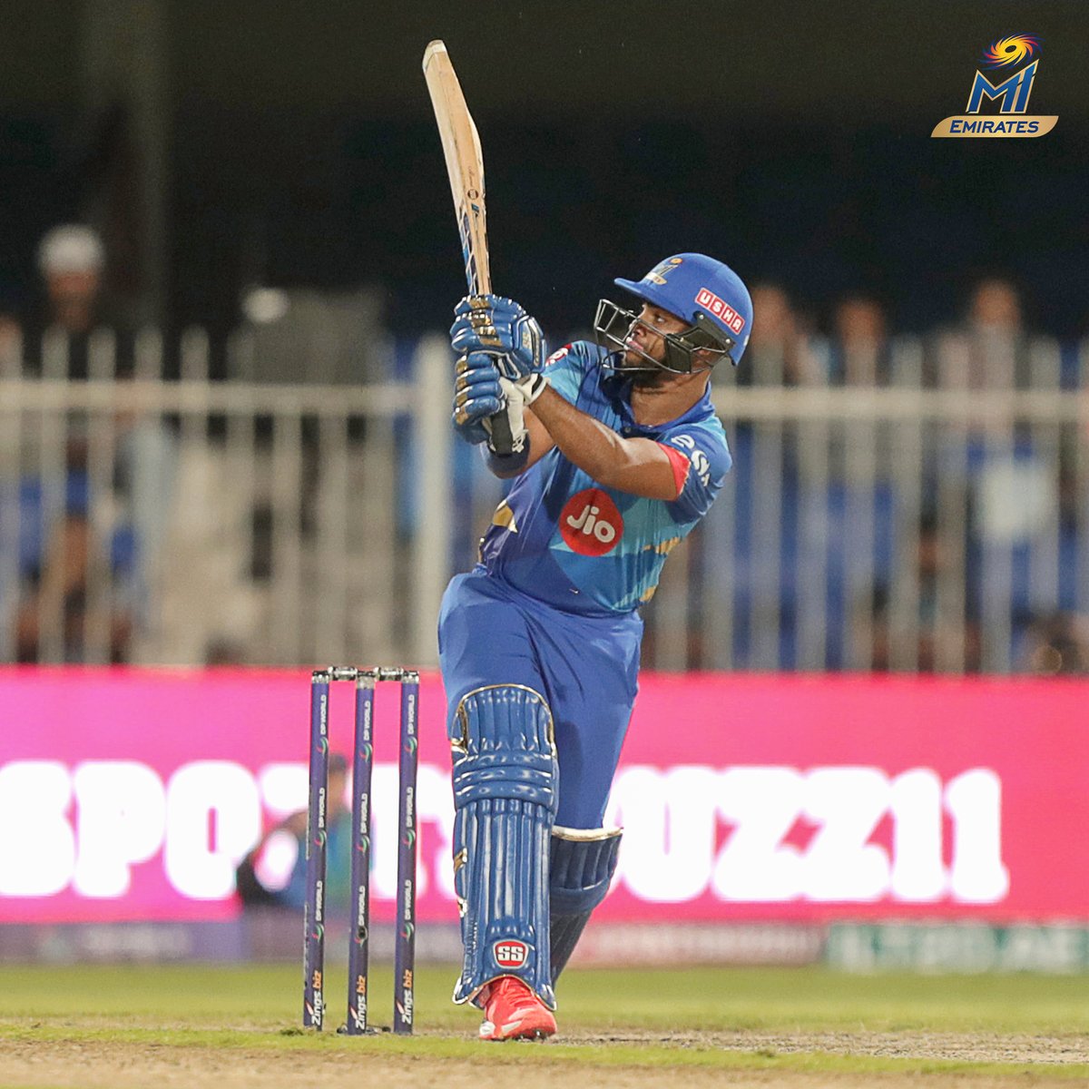 MIEmirates's tweet photo. A swashbuckling innings from Nicholas Pooran took us over the line π₯
βͺοΈ 21 balls
π 39* runs
βοΈ 3 sixes
π 1 four
#MIEmirates #OneFamily #SWvMI @nicholas_47 https://t.co/tKfJDPsund