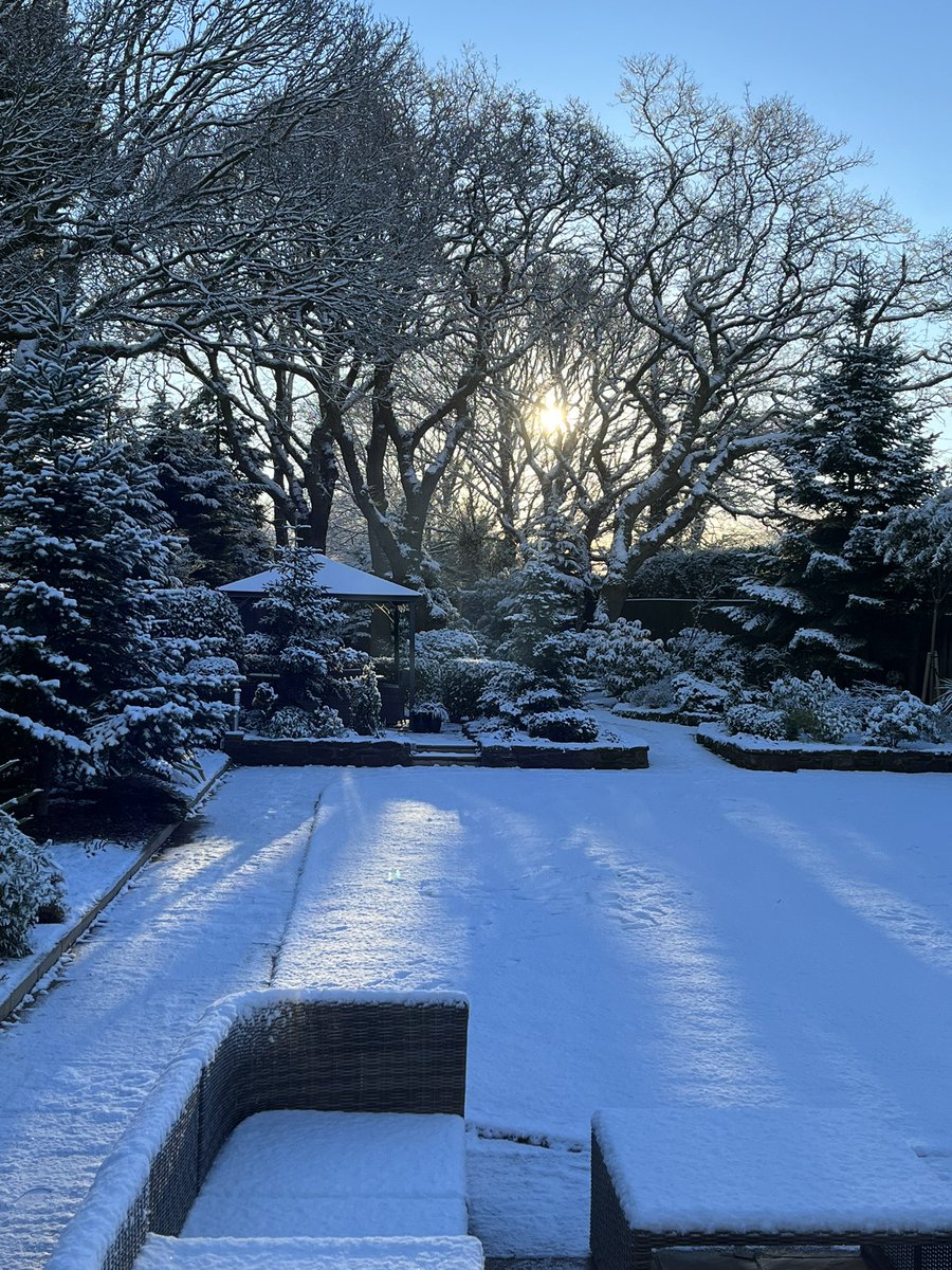 My winter wonderland today ❄️ #Heswall