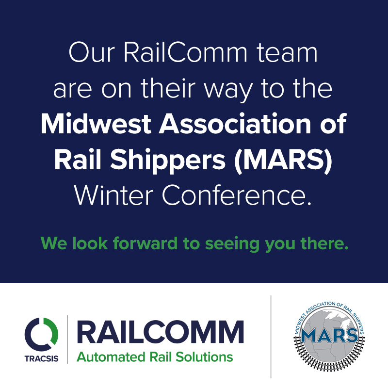 TracsisUs's tweet photo. Some of the team are heading to the Midwest Association of Rail Shippers Winter Conference. Looking forward to connecting with like-minded businesses and gain invaluable insights from the speakers. See you there! 
#rail #conference #networking #technology https://t.co/FuBPQqCakF