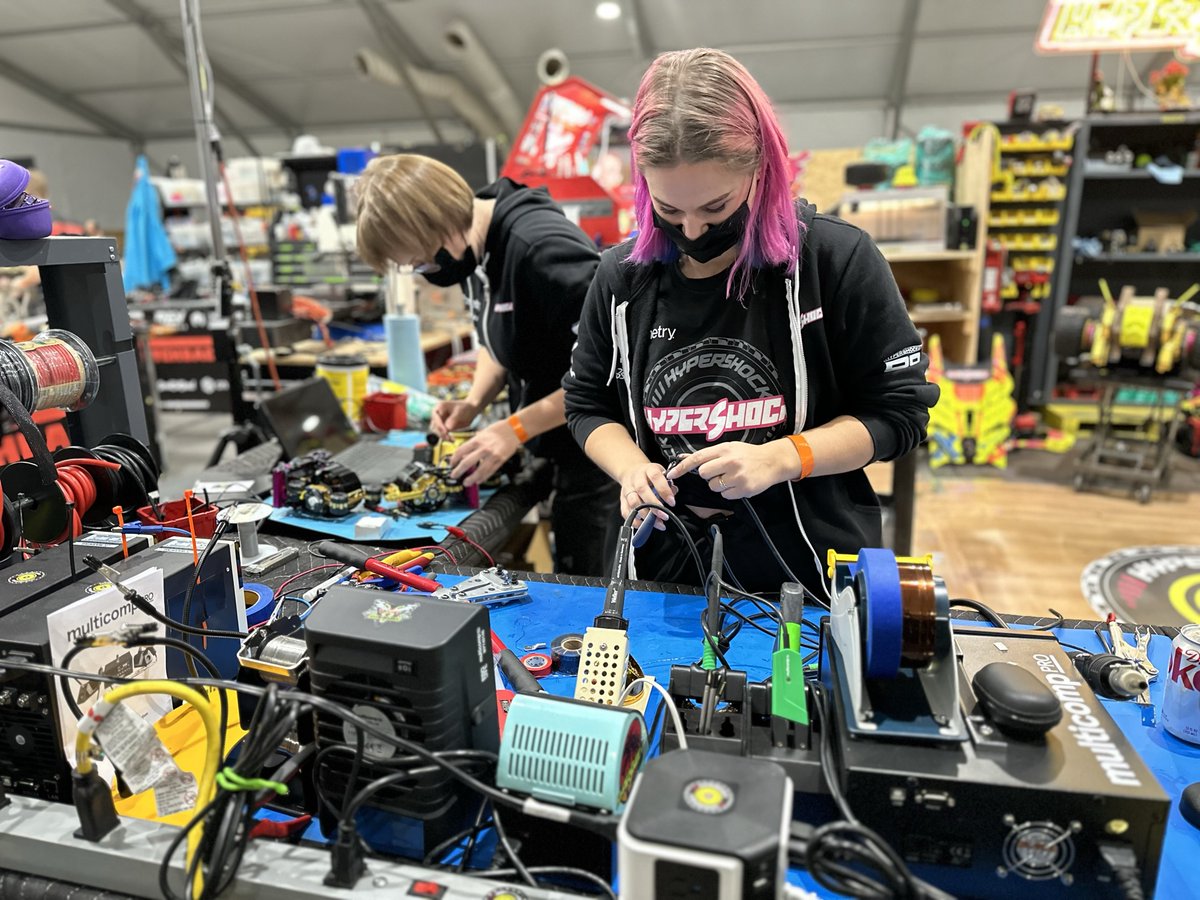Team HyperShock (@hypershocktv) on Twitter photo Join us Feb. 1st at 11AM ET for a live AMA on <a href="/E14Community/">element14 Community</a> and discover how #MulticompPro gives us the necessary tools to keep #HyperShock in prime fighting condition. Register now:
community.element14.com/learn/events/c…
<a href="/Newark_Avnet/">Newark Electronics</a> #Newark #e14community <a href="/BattleBots/">BattleBots</a> #BattleBots Join us Feb. 1st at 11AM ET for a live AMA on <a href="/E14Community/">element14 Community</a> and discover how #MulticompPro gives us the necessary tools to keep #HyperShock in prime fighting condition. Register now:
community.element14.com/learn/events/c…
<a href="/Newark_Avnet/">Newark Electronics</a> #Newark #e14community <a href="/BattleBots/">BattleBots</a> #BattleBots