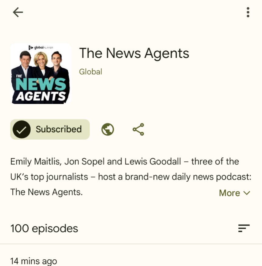 plonkalong's tweet photo. Ooh congratulations to @TheNewsAgents on getting to 100 episodes!!

Are Emily and Jon having their own party today?

Heres to the next 100 🍸 https://t.co/T9GFRkpV2e
