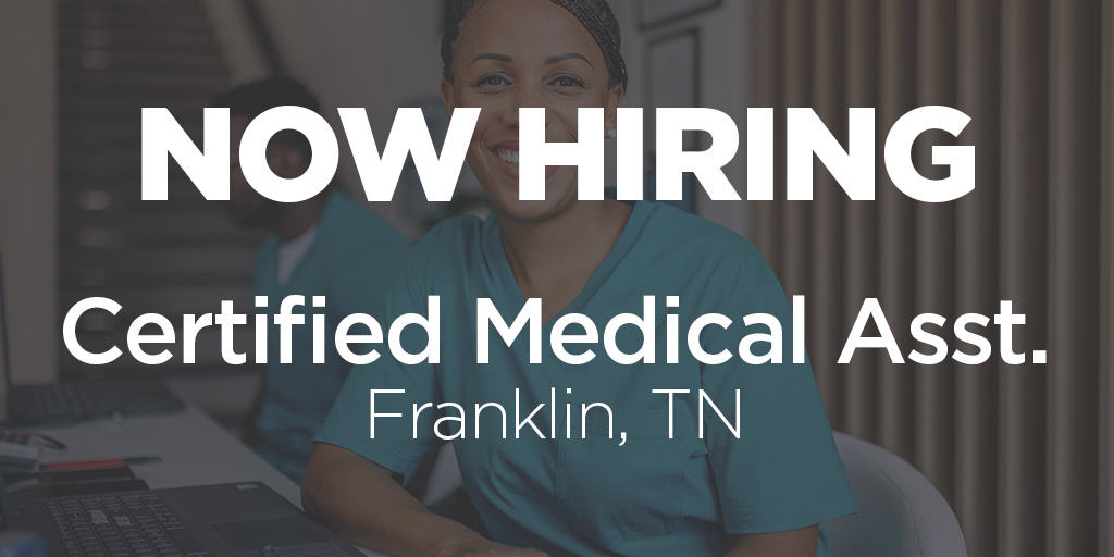 ProvisionProton's tweet image. We are seeking a Certified Medical Assistant to assist our physicians, nurses, and other staff members, while providing the care and respect that cancer patients deserve. Learn about the job and apply here:

➡️ ow.ly/6J4050MsRqg

#nashvillejobs #cmajobs #healthcarejobs