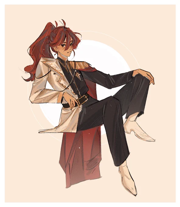 Old drawing of Diluc #原神 #Genshinlmpact #Genshin #Diluc 