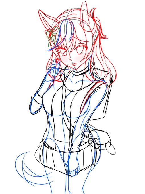 skeb依頼絵wip 