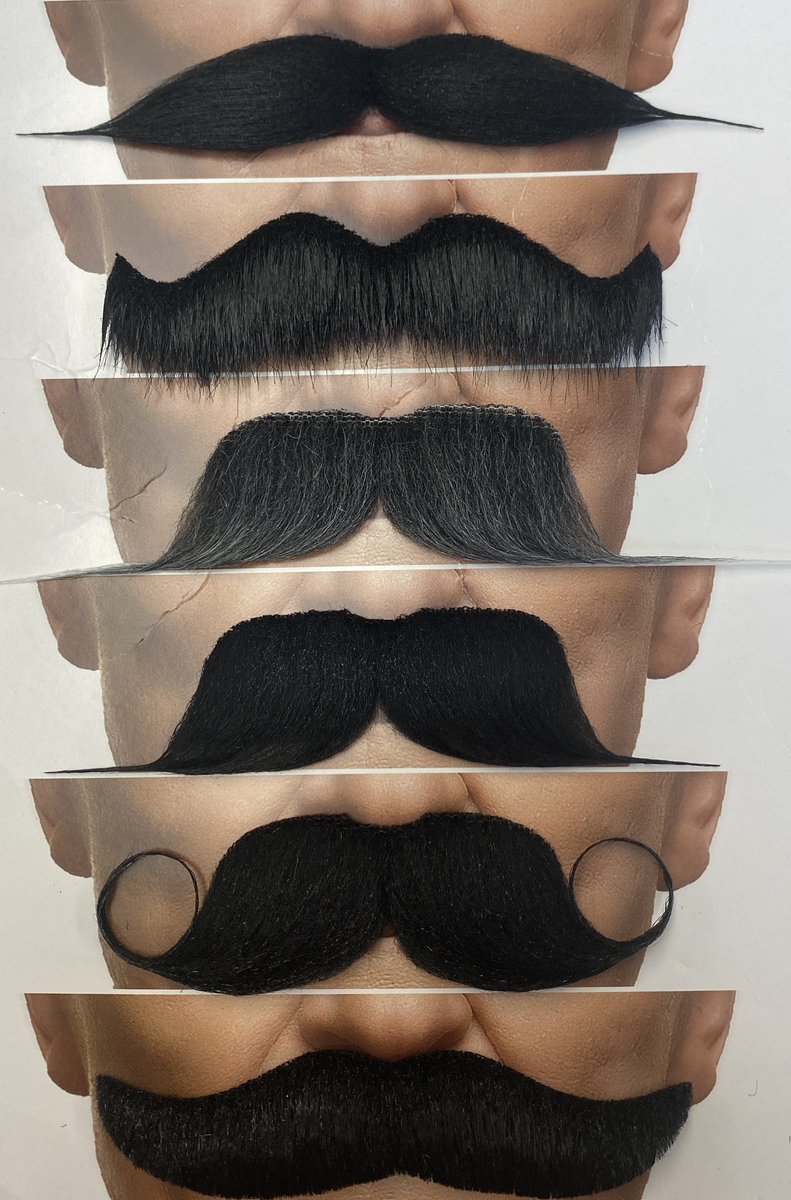 The “Guinn Pack” of moustaches: coming soon to Stone Theatre’s production of H. Russ Brown’s “A Divine Kerfuffle” at Louisiana Tech University School of Theatre; 1/31-2/5, 2023. En garde! #adivinekerfuffle #latechtheatre #ademonbarber #clumps #bringonthefunny #clumpywumps