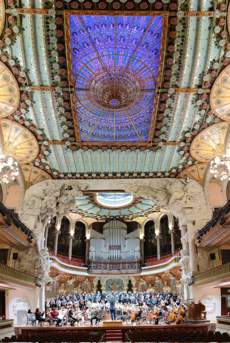 Tot a punt per l'homenatge al Manel Cabero que tots els cors de l'@AgrCorMadrigal farem aquest vespre al @palaumusicacat