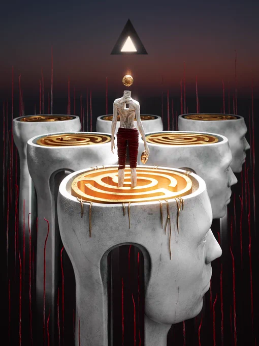 The maze seemed to whisper secrets, taunting the traveler with endless turns. Each step was a test of his willpower and each turn a challenge to his resolve. Headspace 