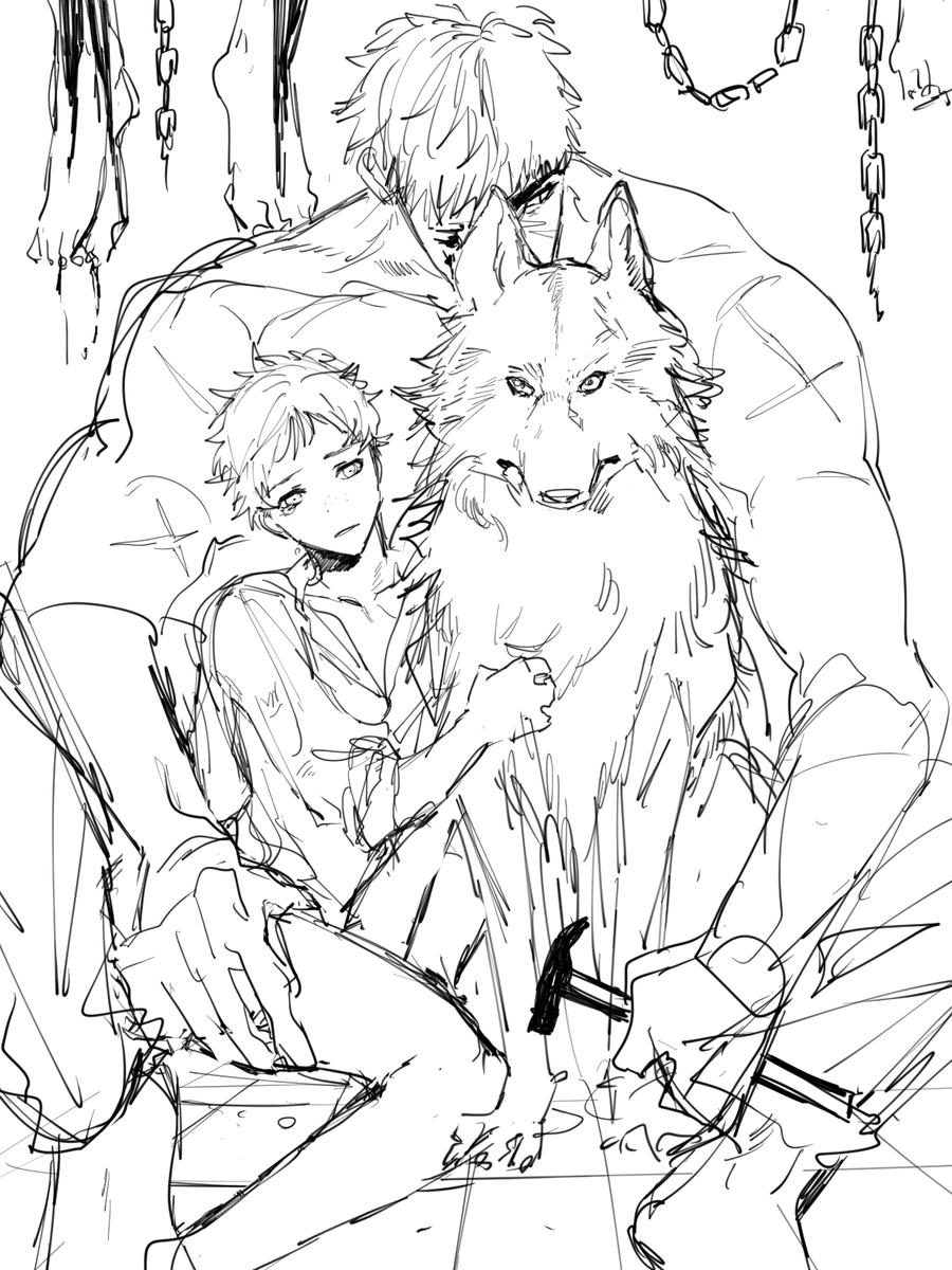 サイコパス🐺bl落書き 