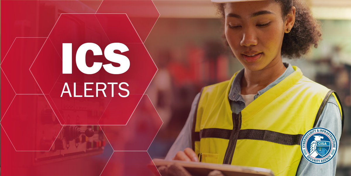 CISACyber's tweet photo. ⚠️@CISAgov issued 4️⃣ NEW public advisories to the #ICS webpage.
These advisories provide info about current security issues, vulnerabilities & exploits surrounding ICS. More on technical details & mitigations at https://t.co/7pM8jW7frI
#cybersecurity #infosec #OT #ICSCERT https://t.co/SzYpRlLiiU