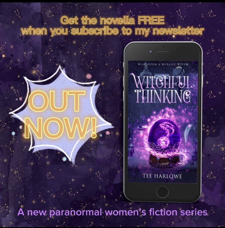 tiffanykaye_'s tweet photo. It’s launch day!!! If you like:
⭐️badass women living their best (mid) lives
⭐️witches, vampires, and werewolves (oh my!)
⭐️villains who turn into love interests
⭐️snark for days
then this might be for you! Check out my website for your copy!
https://t.co/grYLoedlDx https://t.co/88KerzJFMo