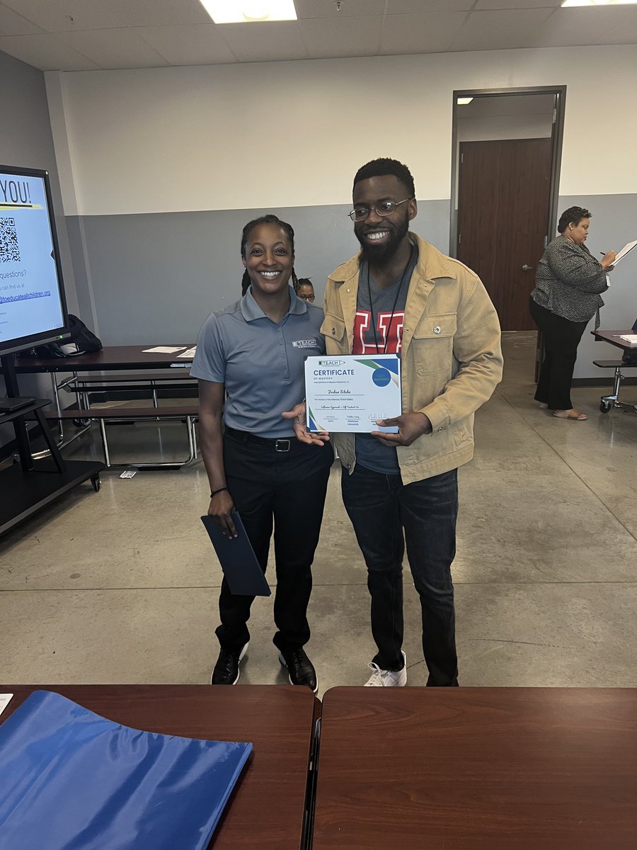 Curry_NJ's tweet photo. Teachers at Pro-Vision Academy, @pvawarriors, that have mastered some of the TEACH skills. So proud of them! @toeducateall https://t.co/CQaTkyIA7K
