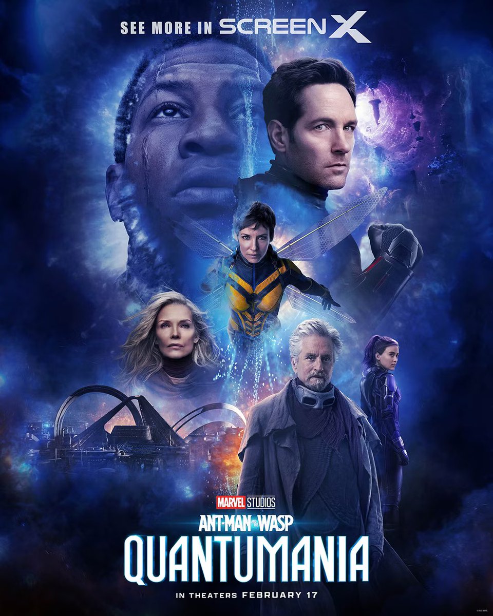 DiscussingFilm's tweet image. New poster for ‘ANT-MAN AND THE WASP: QUANTUMANIA’.

(Source: collider.com/ant-man-and-th…)