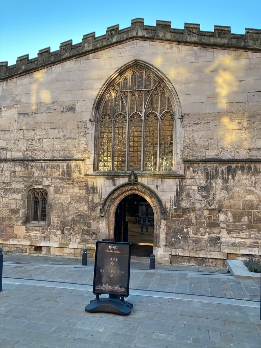 Great lecture on the 4 day working week at the Guildhall this evening 📚 📆 
<a href="/uoyentworks/">Enterprise Works at the University of York</a>