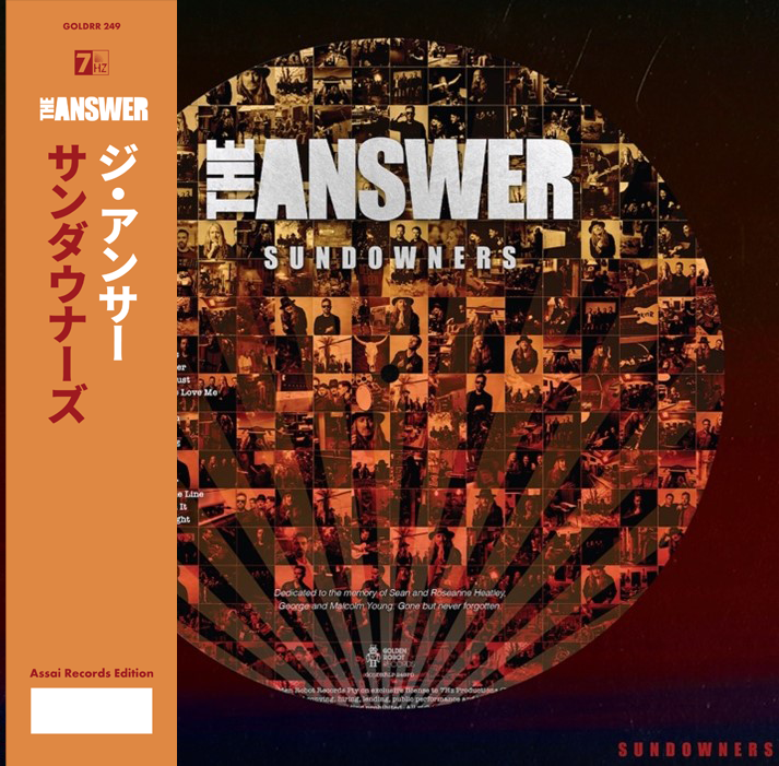 Assai_UK's tweet photo. Irish hard rockers @theanswerrocks return with brand new album Sundowners on 17th March, and here's a first - we've got an Assai Obi Picture Disc Edition! 
PREORDER NOW > https://t.co/Gx7jXyzYyx
#assairecords #obiedition #vinyl #recordshop #theanswer #sundowners #picturedisc https://t.co/esaZz2WpQV