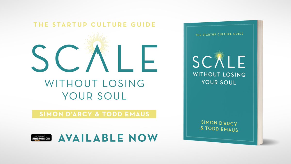 EvolutionSvc's tweet image. Evolution’s first book, Scale Without Losing Your Soul, is now available!

Learn a proven method for discovering &amp;amp; designing a culture code that is uniquely yours, energizes your team, &amp;amp; is simple for all to understand.

Available for $0.99 this week only!
amazon.com/Scale-without-…