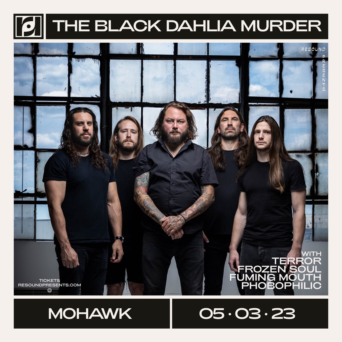 mohawkaustin's tweet photo. Just announced: @resoundpresents @bdmmetal with @terrorhardcore, @Frozensoultx, @FumingMouth, @phobophilic_ Wednesday, May 3rd! Tickets on sale Friday at https://t.co/RjbVrveDwO https://t.co/UHKZpBnUEe