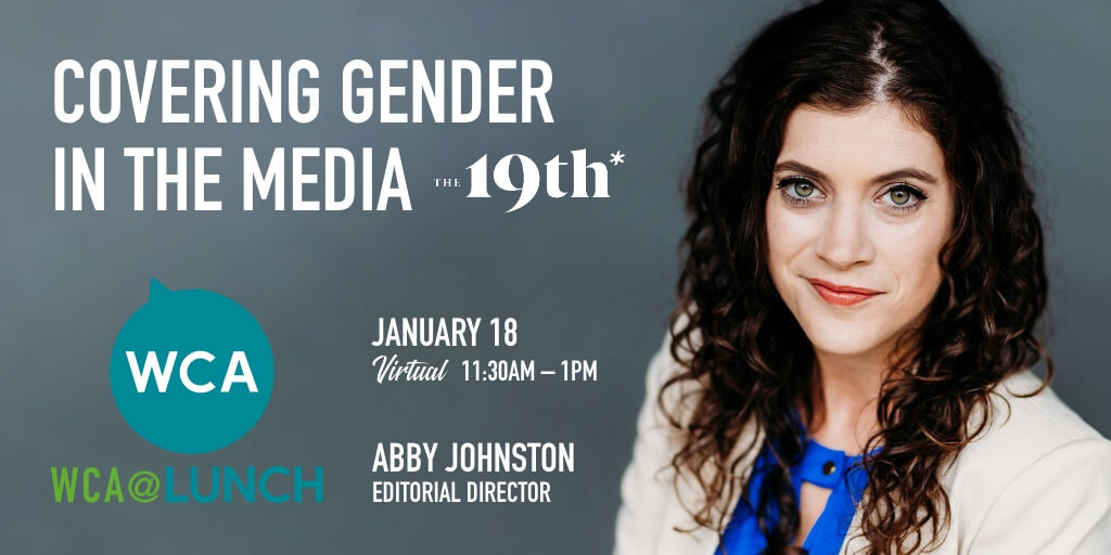 WomenCommAustin's tweet photo. Don’t miss hearing Abby Johnston, editorial director of The 19th, discuss “Covering Gender in the Media” this Wednesday, January 18, during a lunchtime presentation by #WomenCommunicatorsofAustin. Register today at https://t.co/qDuq4gK3rF https://t.co/tvfhkuoj5t