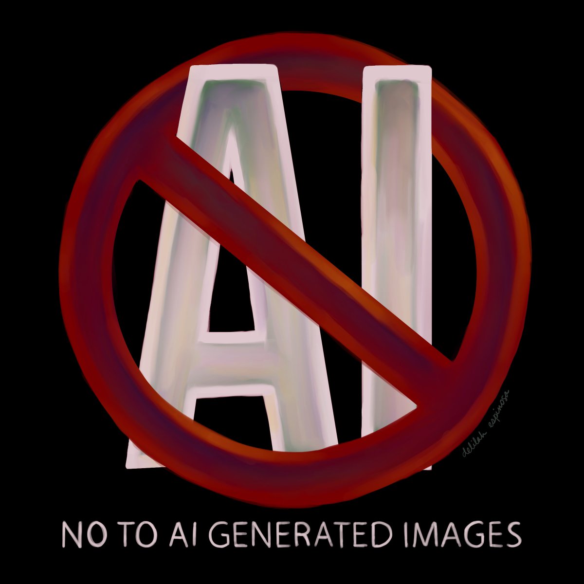 AI 'art' is essentially generated from stolen artwork without giving the original artists credit or getting their consent. It's THEFT, plain and simple, and I refuse to support it

#noaiart #notoaiart #notoai #notoaigeneratedimages #createdontscrape #delespi #artbydelespi