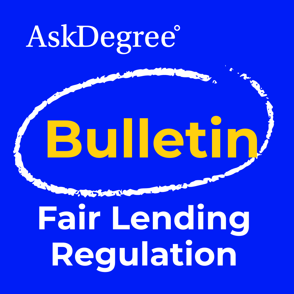 Find out about the new Fair Lending Guidance from The Office of the Comptroller of the Currency
insight.ask.degree/post/fair-lend…

#smallbusiness #datacollectionrule #fairlending #finance #compliance #infrastructure #riskmanagement #askdegree #fintech #outsourcing #compliance