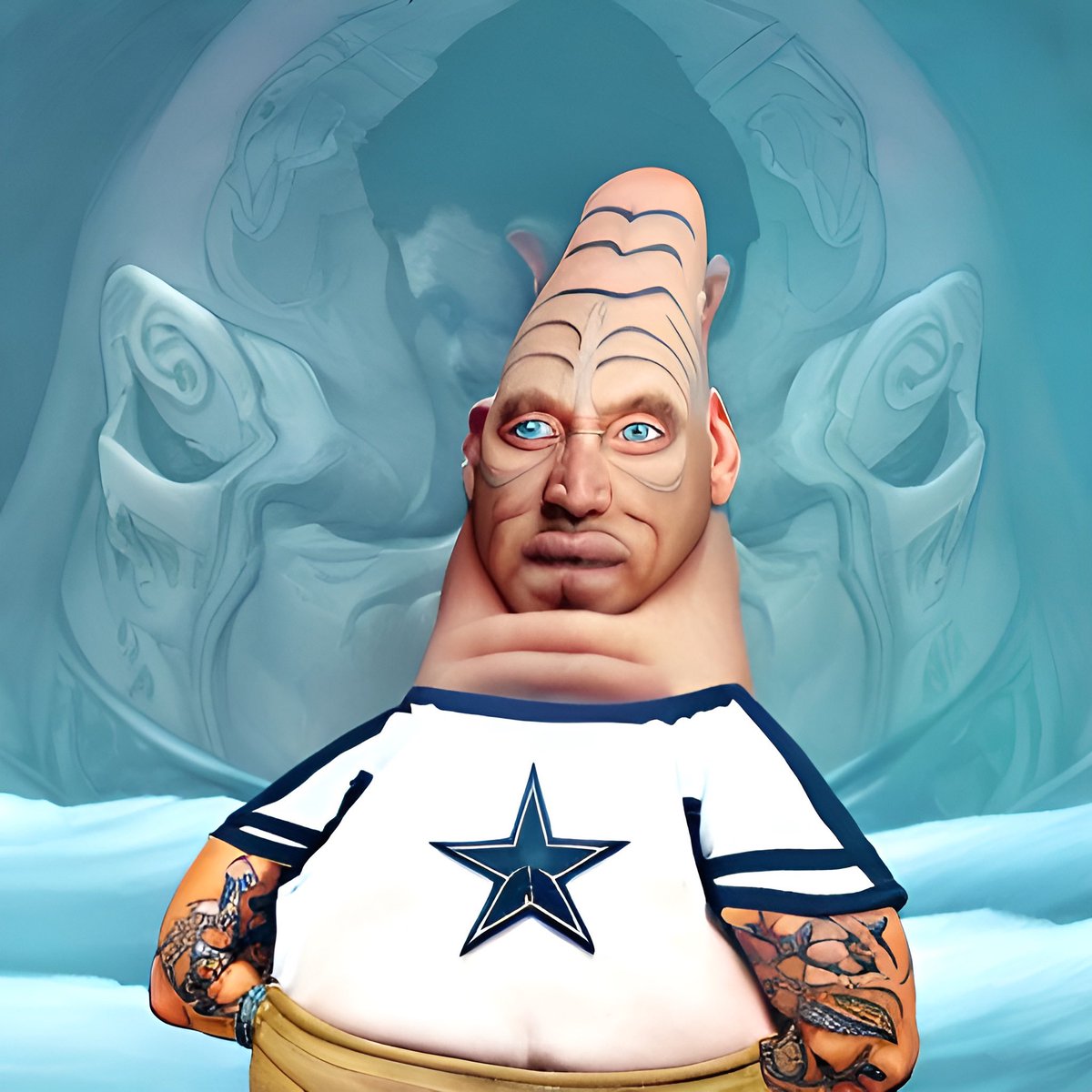 Cleeeever1's tweet photo. @timthetatman Let the AI take it a step further….@Wipz https://t.co/ZewhYNqGNP