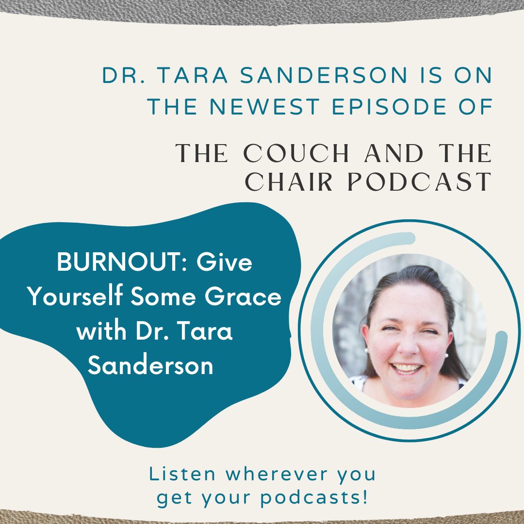 OUT NOW! I was on The Couch and The Chair podcast and we talked all about burnout. We talk about my personal experience with burnout in the pandemic and how to give ourselves grace. Buckle up for a great conversation and some great tips about burnout!
