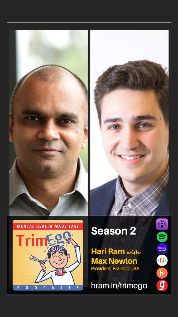 Check out Season 2 of TrimEgo podcasts on mental health. These are bite-sized, important conversations on various topics on mental health, self-awareness and how our brains work. 

Apple Podcasts: lnkd.in/d-zRdwcJ
Spotify: lnkd.in/g_D2ShPS
or wherever you listen!