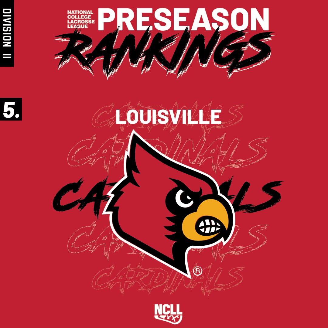 Division II Preseason Top 20 #5 <a href="/louisvillemlax/">Louisville Men's Lacrosse</a>