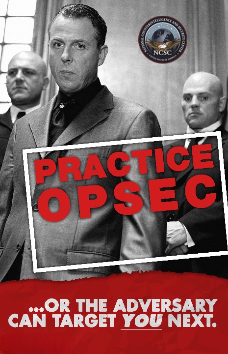 OPSEC MONTH: Even those outside of the government have vulnerabilities that can be exploited, such as lack of awareness, information received in the mail and predictability of routines. What are your vulnerabilities?

#THINKOPSEC
