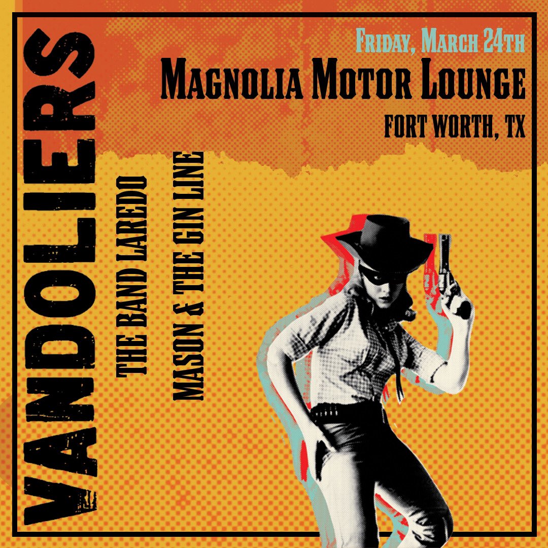 vandoliers's tweet image. Announcing a Texas two-step with our homies @thebandlaredo and @Mason_Server in Fort Worth and Lubbock. #springbreakforever #vffv