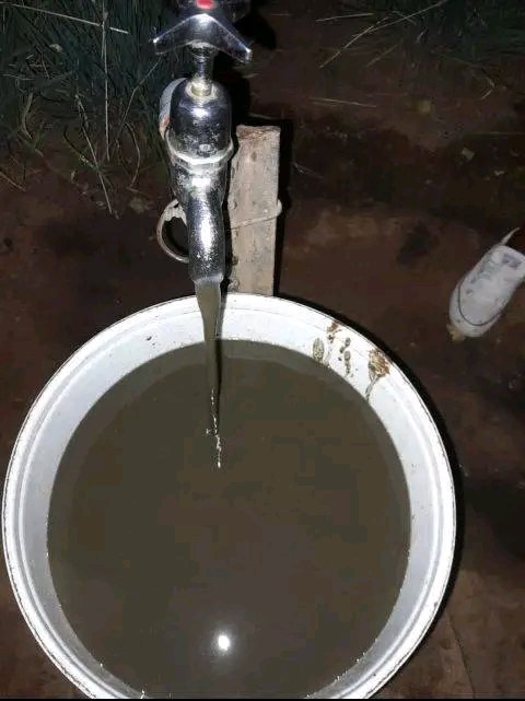 bongeezy_'s tweet photo. We asked for simple clean water. Look what we get 🤦😞🙌 #ParysShutdown #NgwatheMunicipality https://t.co/FuW49O1eEf