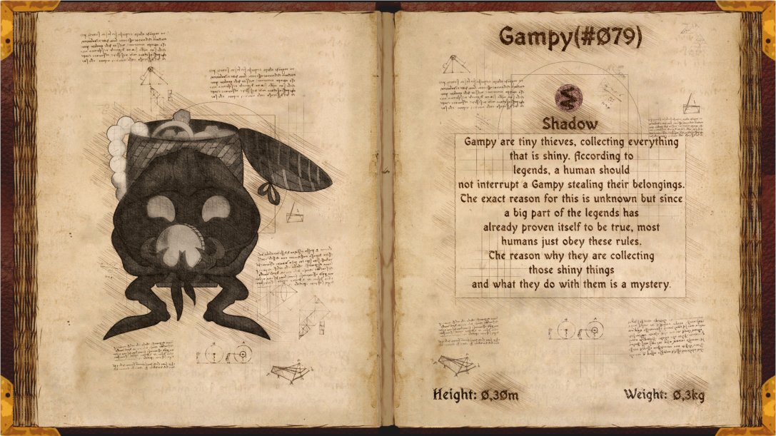 playdwellink's tweet photo. Meet #079 Gampy! The 3D model is also nearly finished and should be posted soon too! You can find a lot of information about this little creature on its encyclopaedia page!

#dwellink #playdwellink #hps #highpassionstudios #encyclopedia #concept #conceptart #indie #indiedev https://t.co/LHdI9YxJyL