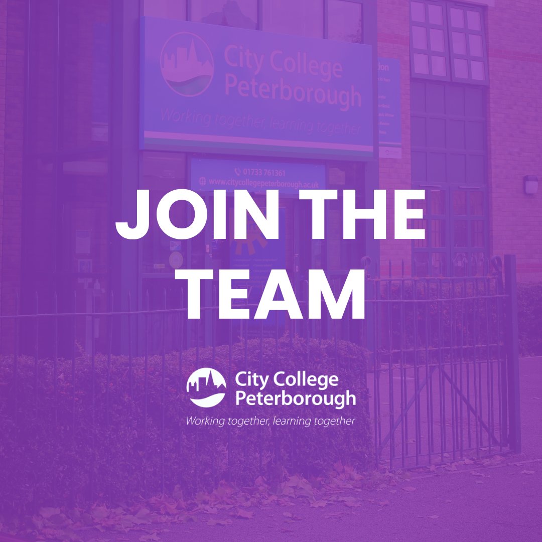 ⭐ We are recruiting! - Tutor of ESOL
Sessional/Flexible Hours – Level 5 Starting hourly rate: £21.96 per hour plus holiday.
citycollegepeterborough.ac.uk/about/join-the…
01733 761361
Closing Date: 12pm 28th January 2023
#peterboroughjobs #newjob #jobs #peterborough #cambridgeshire #esol #esoltutor