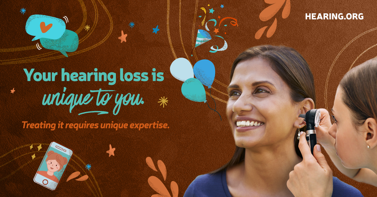 AcademyofAuD's tweet photo. Hearing happens in the brain, and our ability to hear can influence our overall mental and physical well-being. Don’t let hearing loss alter what makes you uniquely you. #HearWell https://t.co/NtZbPJVAFd