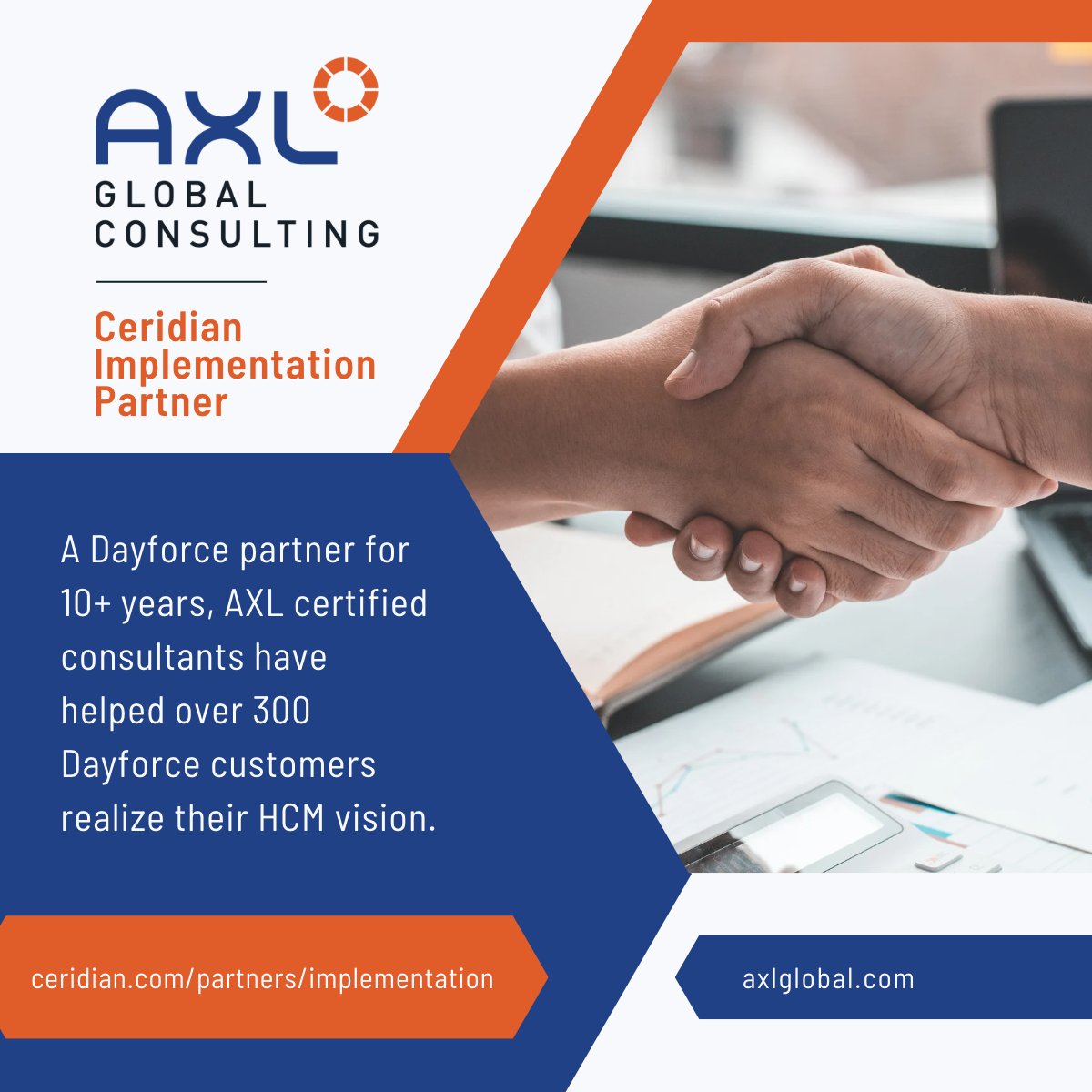 AXL Global Consulting is a Ceridian Implementation Partner! We are the leading firm dedicated to successful deployments of Dayforce Human Capital Management (HCM) solutions. #Dayforce #Ceridian #implementationpartner #softwareconsulting