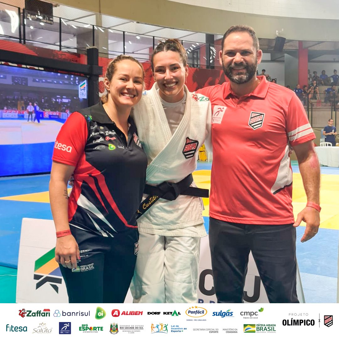 Aléxia Castilhos (70kg) é NOVAMENTE campeã da Seletiva Nacional de judô 🏆🥋

Ninguém segura essa guria! 🔥