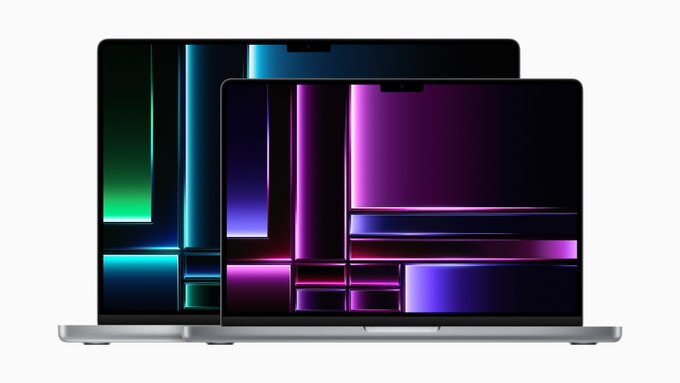 sagar0678's tweet photo. Apple announced 14" and 16" MacBook Pro with M2 Pro &amp; M2 Max SoC, WiFi 6E.

Apple 14" &amp; 16" MacBook Pro Price in India 🇮🇳 :
14" MacBook Pro -
Starting price : ₹ 1,99,900
Top Variant Price: ₹ 6,29,900

16" MacBook Pro -
Starting Price : ₹ 2,49,900
Top Variant Price: ₹ 6,49,900 https://t.co/rGRn64YUwE