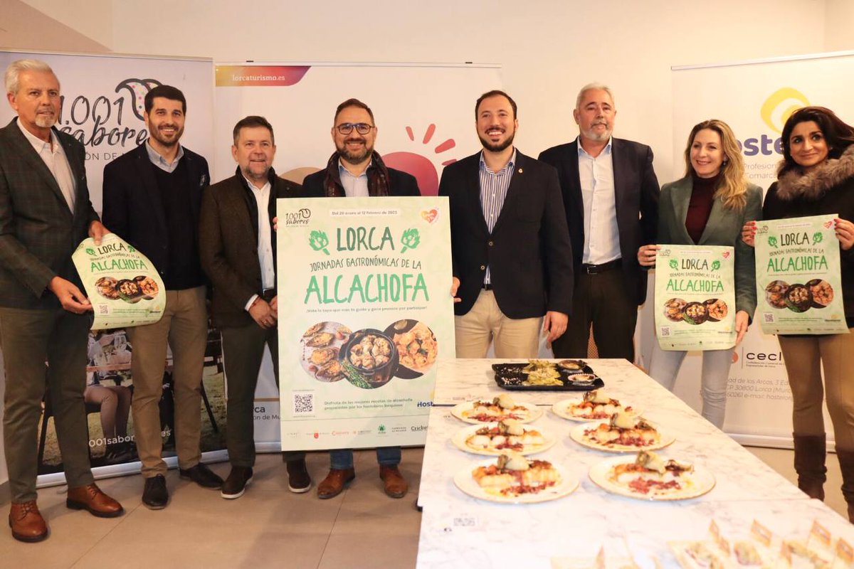 economialorca's tweet photo. 🆕La concejalía de Economía y @Hostelor  organizan las primeras Jornadas Gastronómicas de la Alcachofa🍽️ en #Lorca

🔗 https://t.co/QaOBSTTpiY

#ComeEnLorca https://t.co/TYgXNkWa4L